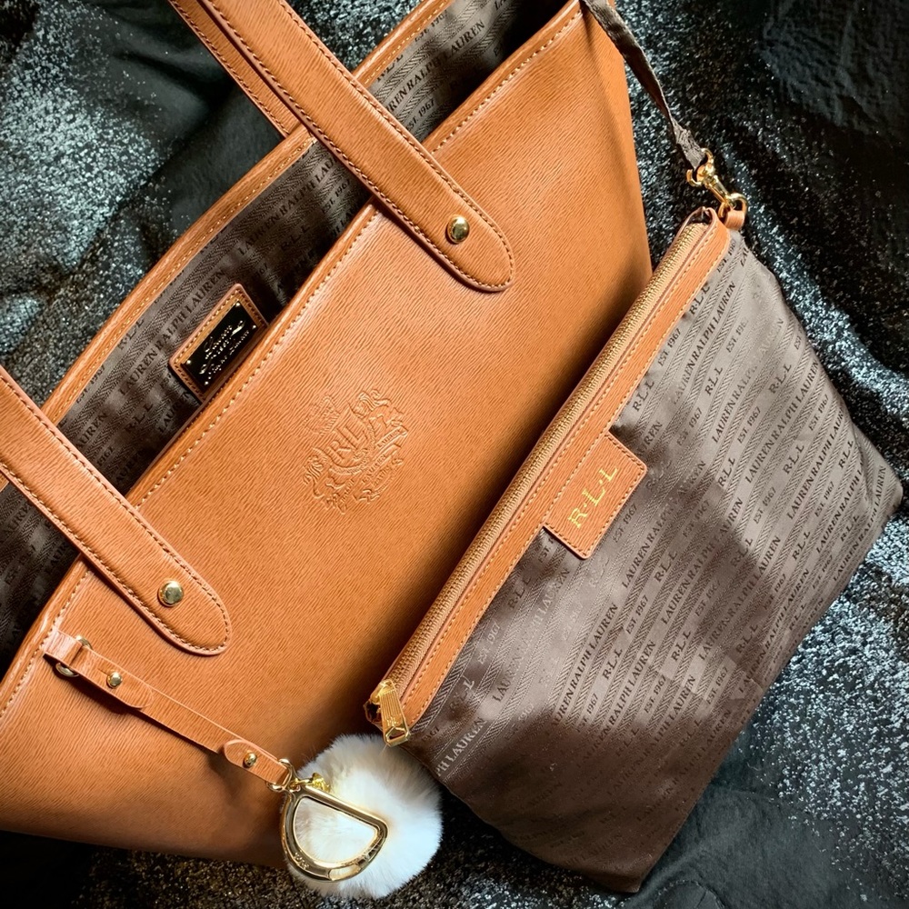 Brand New Lauren Ralph Lauren Tote& Mini Bag😍